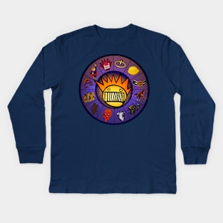 Boognish Rising 2.0 - Horoscope Birth Chart for Ween Kids Long Sleeve T-Shirt